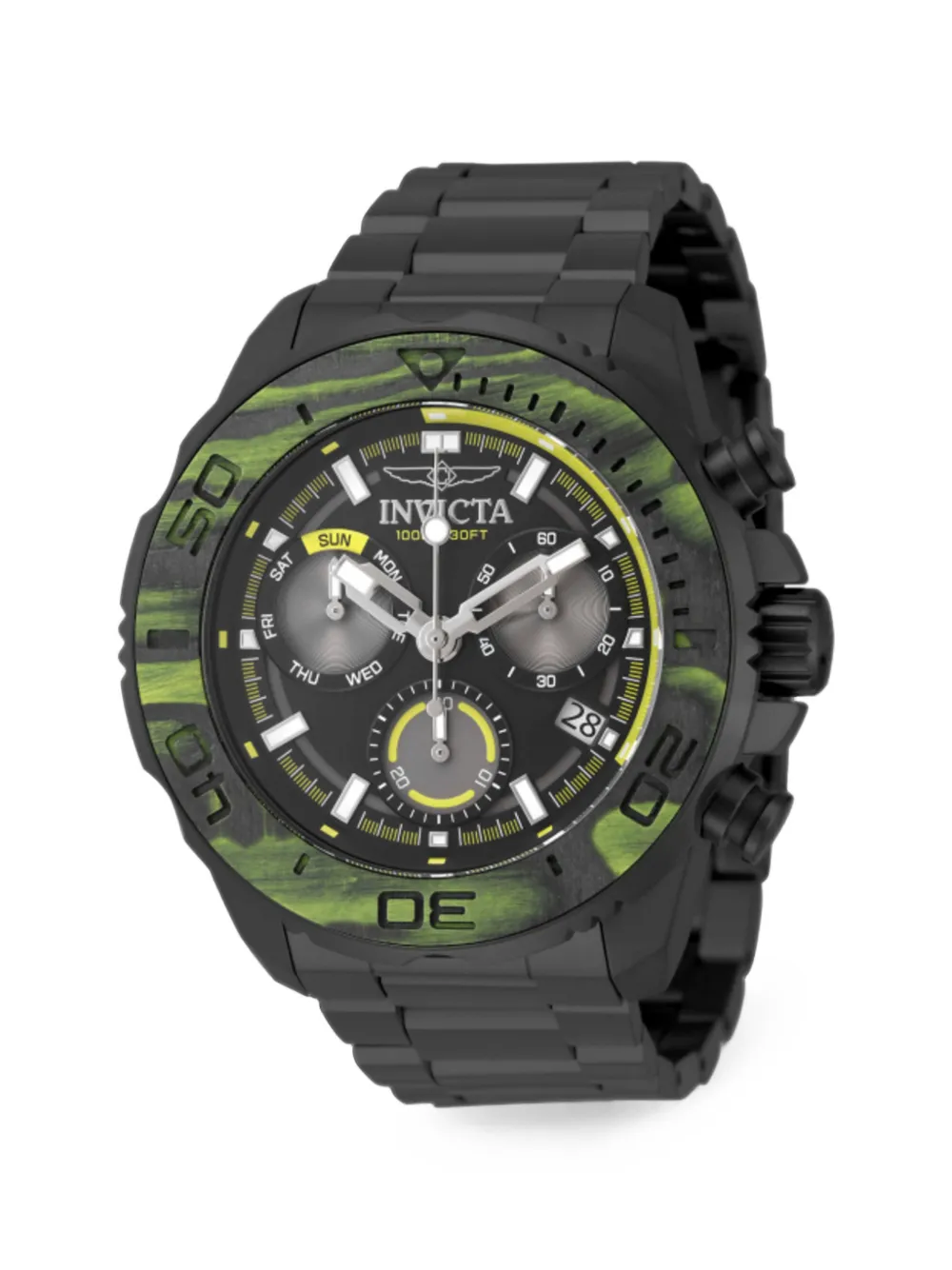 Invicta Carbon Hawk 48mm watch - Nero