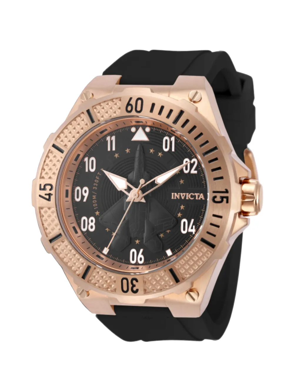 Invicta Aviator 50mm watch - Nero