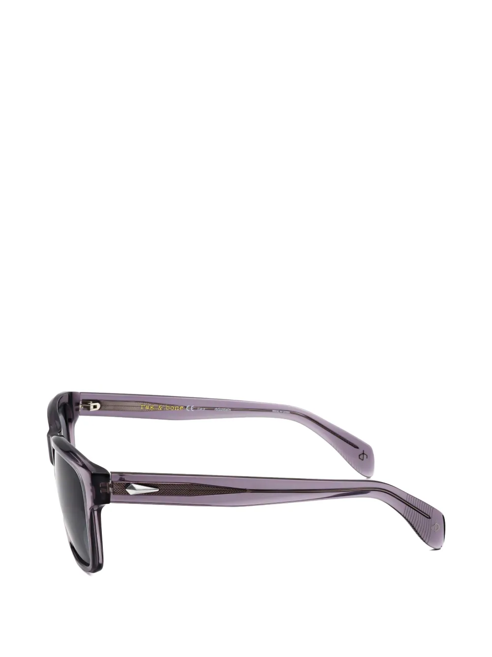 RAG & BONE EYEWEAR Zonnebril met vierkant montuur Paars
