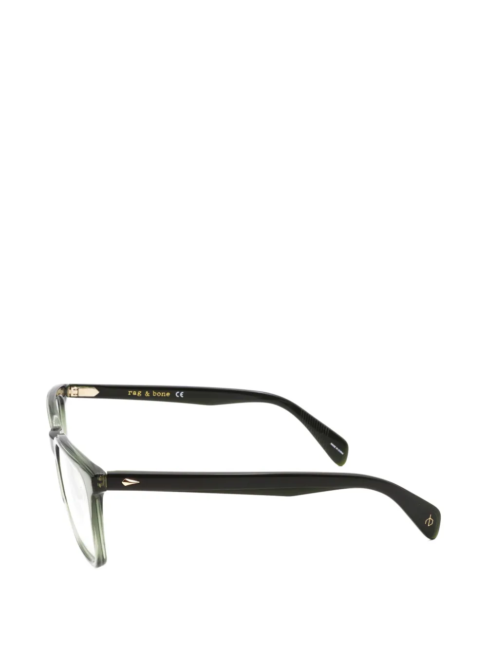 RAG & BONE EYEWEAR Bril met vierkant montuur Groen