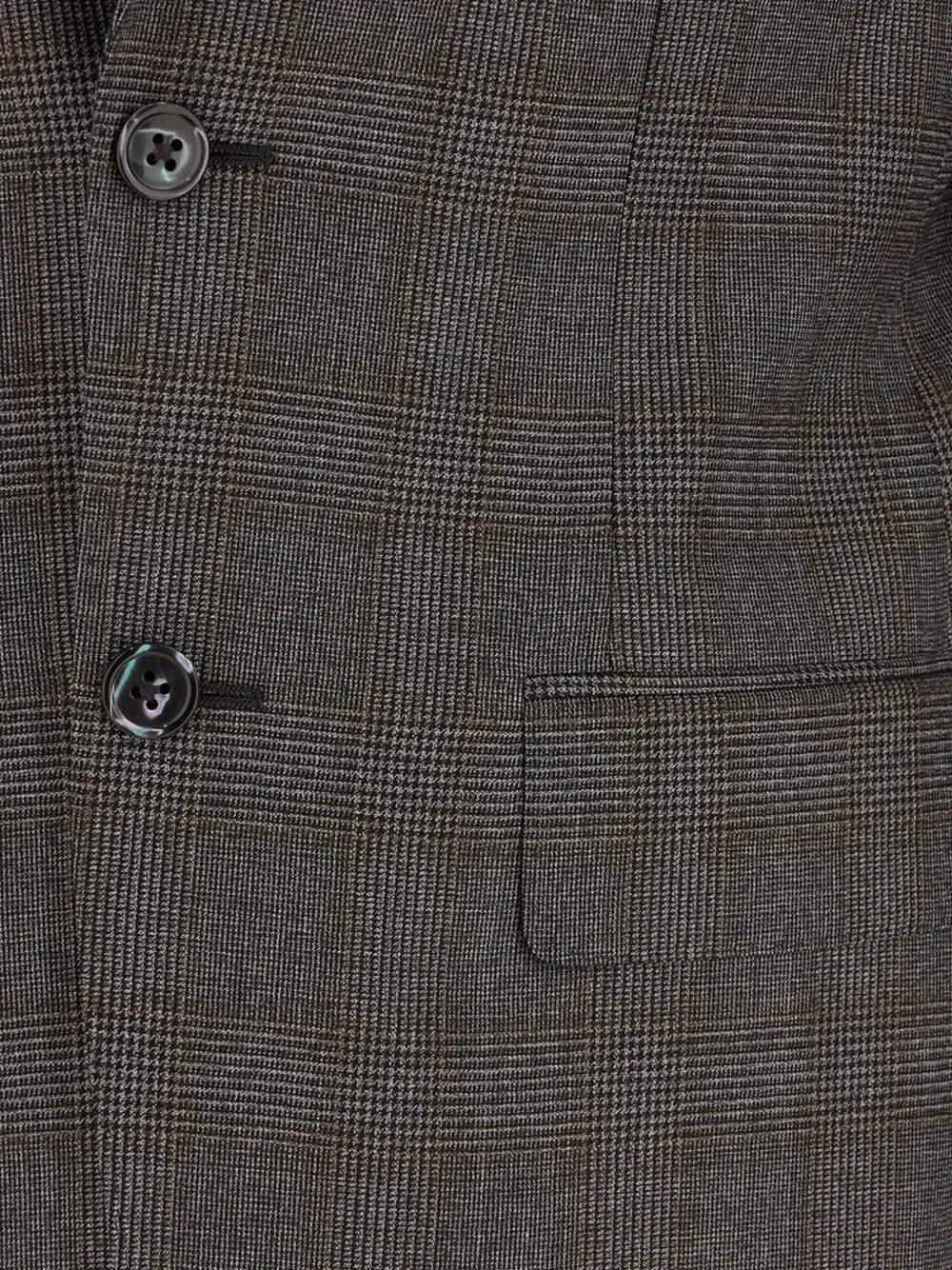 Corneliani check-pattern suit Bruin