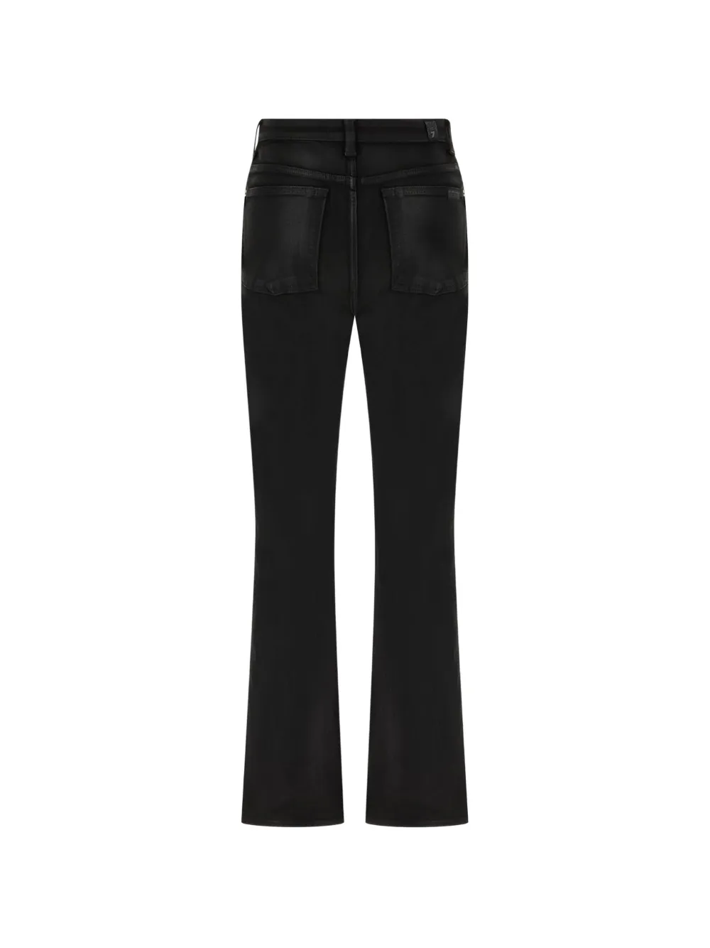 7 For All Mankind The Slim coated skinny jeans Zwart