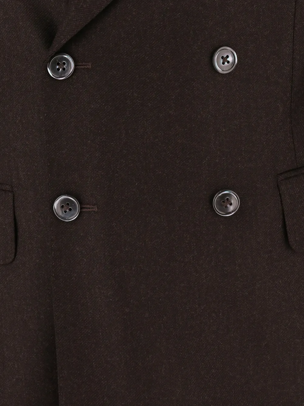 Corneliani peak-lapel double-breasted blazer Bruin