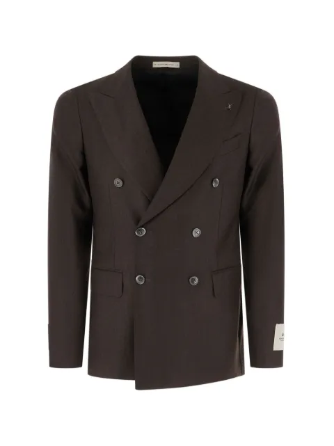 Corneliani peak-lapel double-breasted blazer