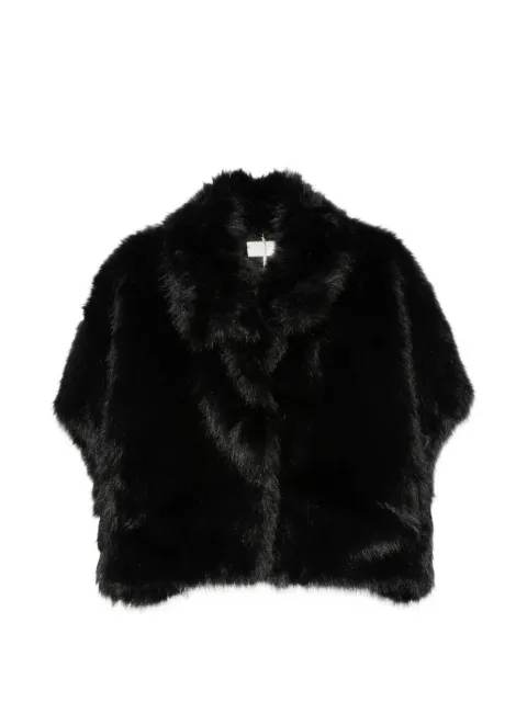 ZOE PARIS faux-fur sleeveless jacket