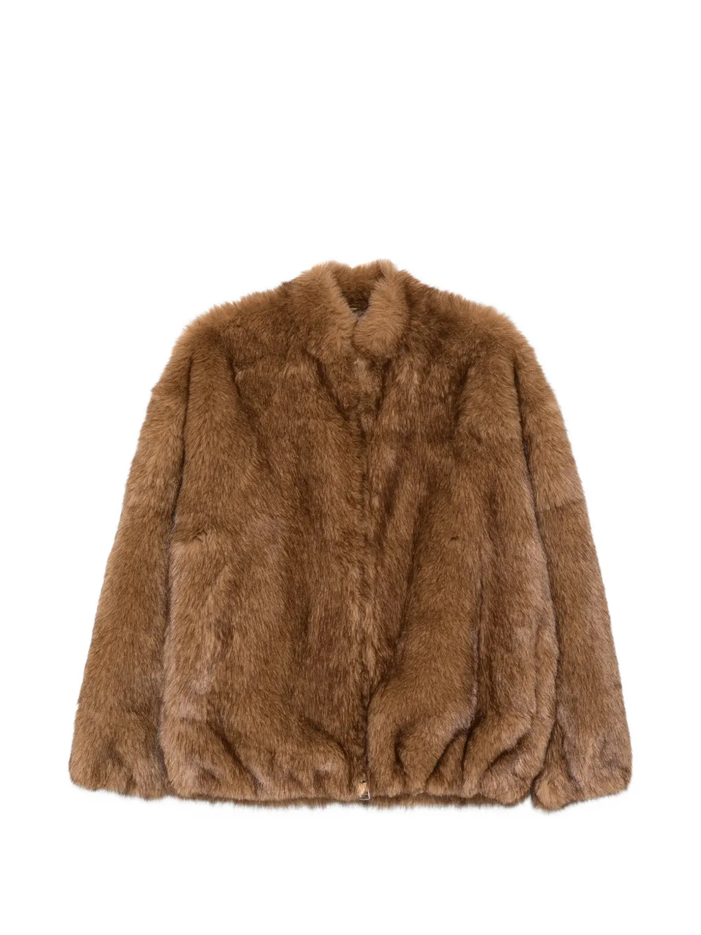 ZOE PARIS zip-fastening faux-fur jacket