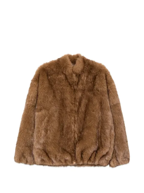 ZOE PARIS zip-fastening faux-fur jacket