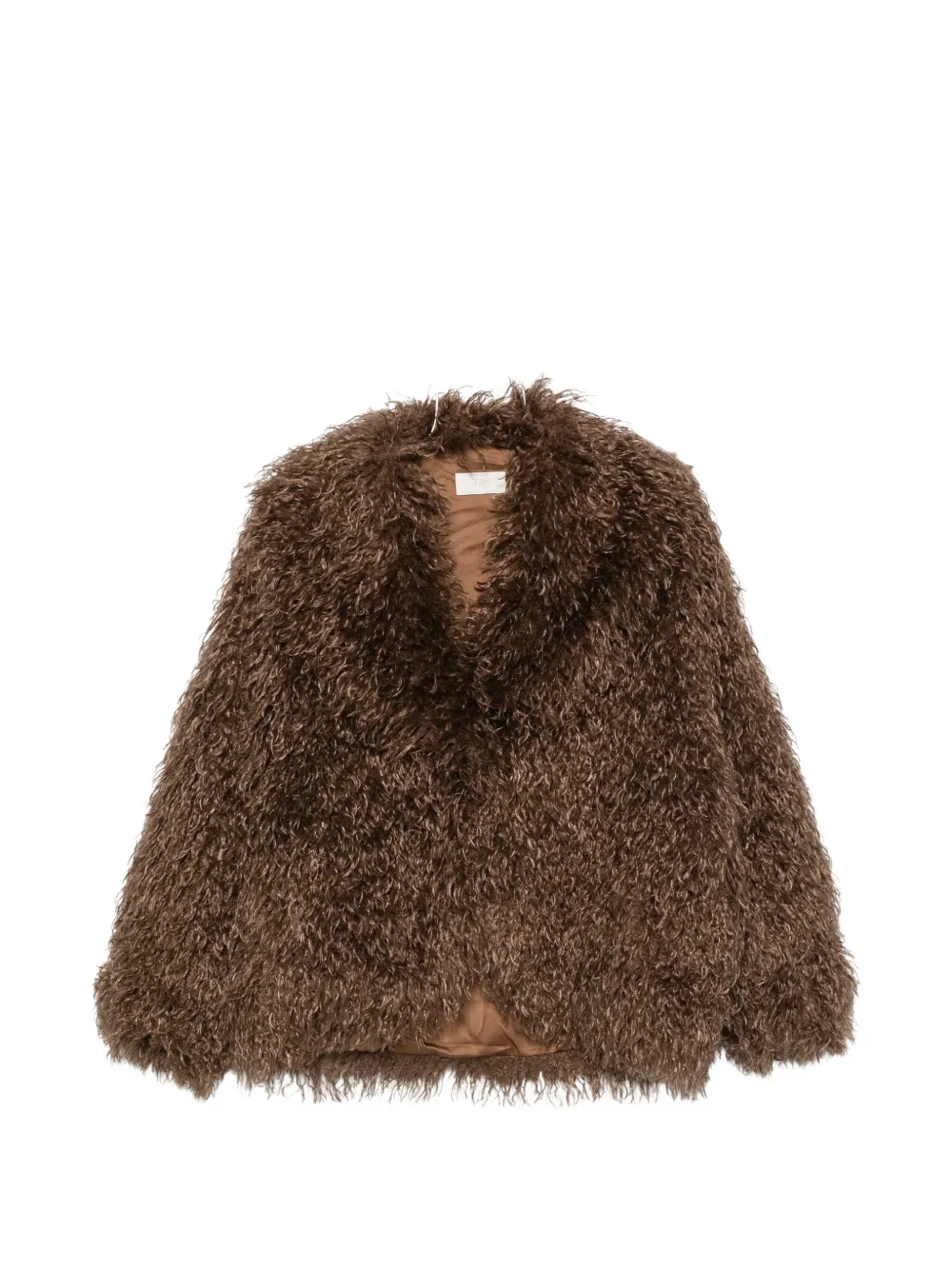 ZOE PARIS long-sleeve faux-fur jacket
