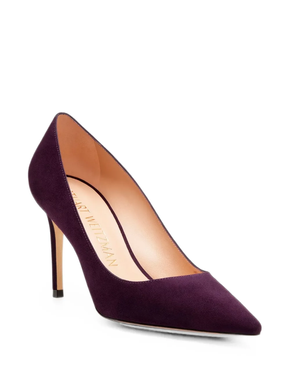 Stuart Weitzman Stuart Power pointed-toe pumps Paars