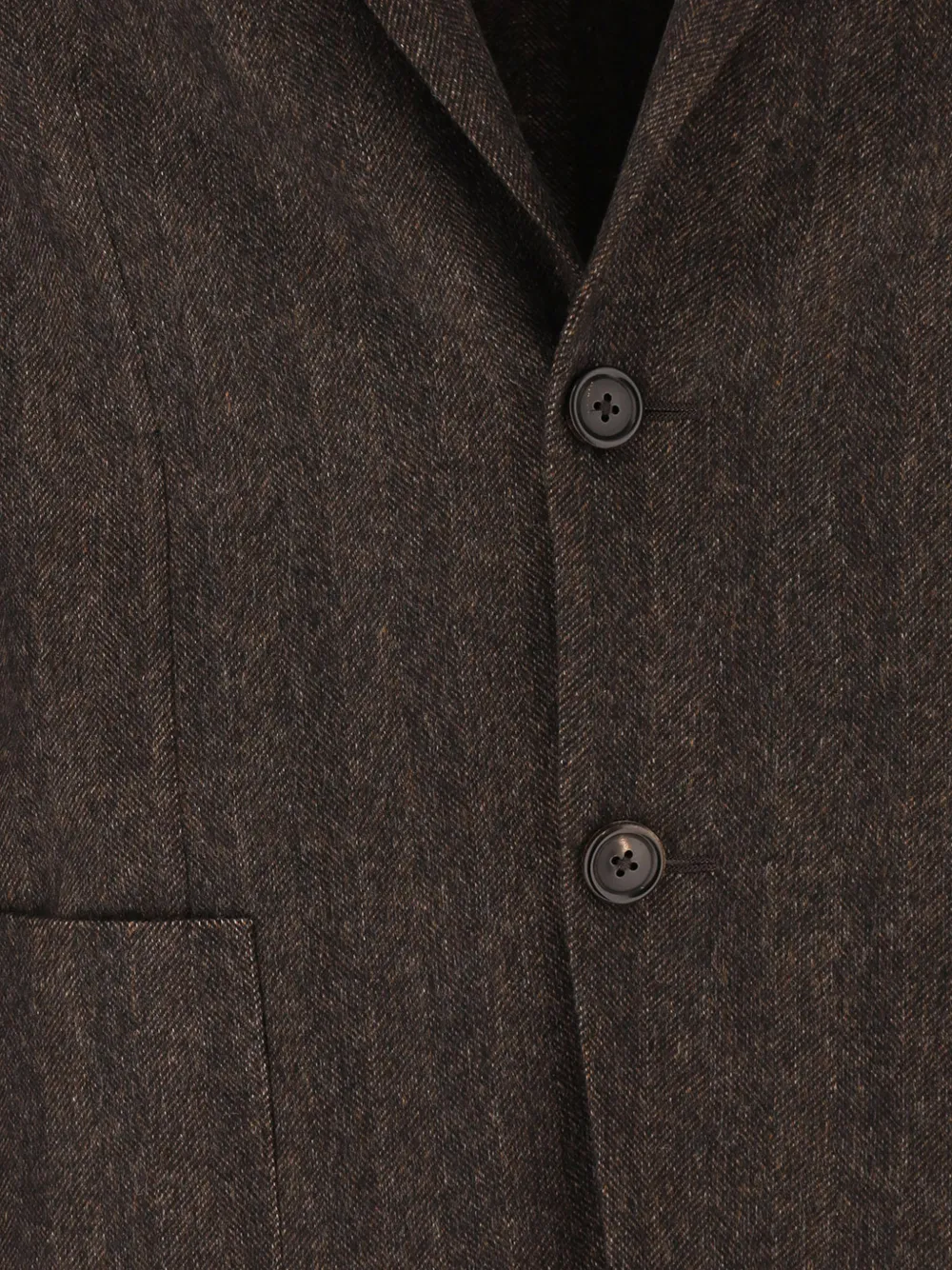 Corneliani herringbone-pattern single-breasted blazer Bruin