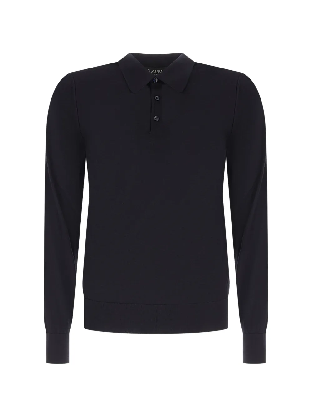 Dolce & Gabbana cashmere polo shirt - Blu