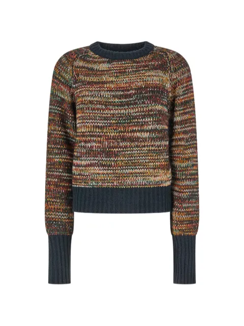 Iceberg marled-knit crew-neck sweater