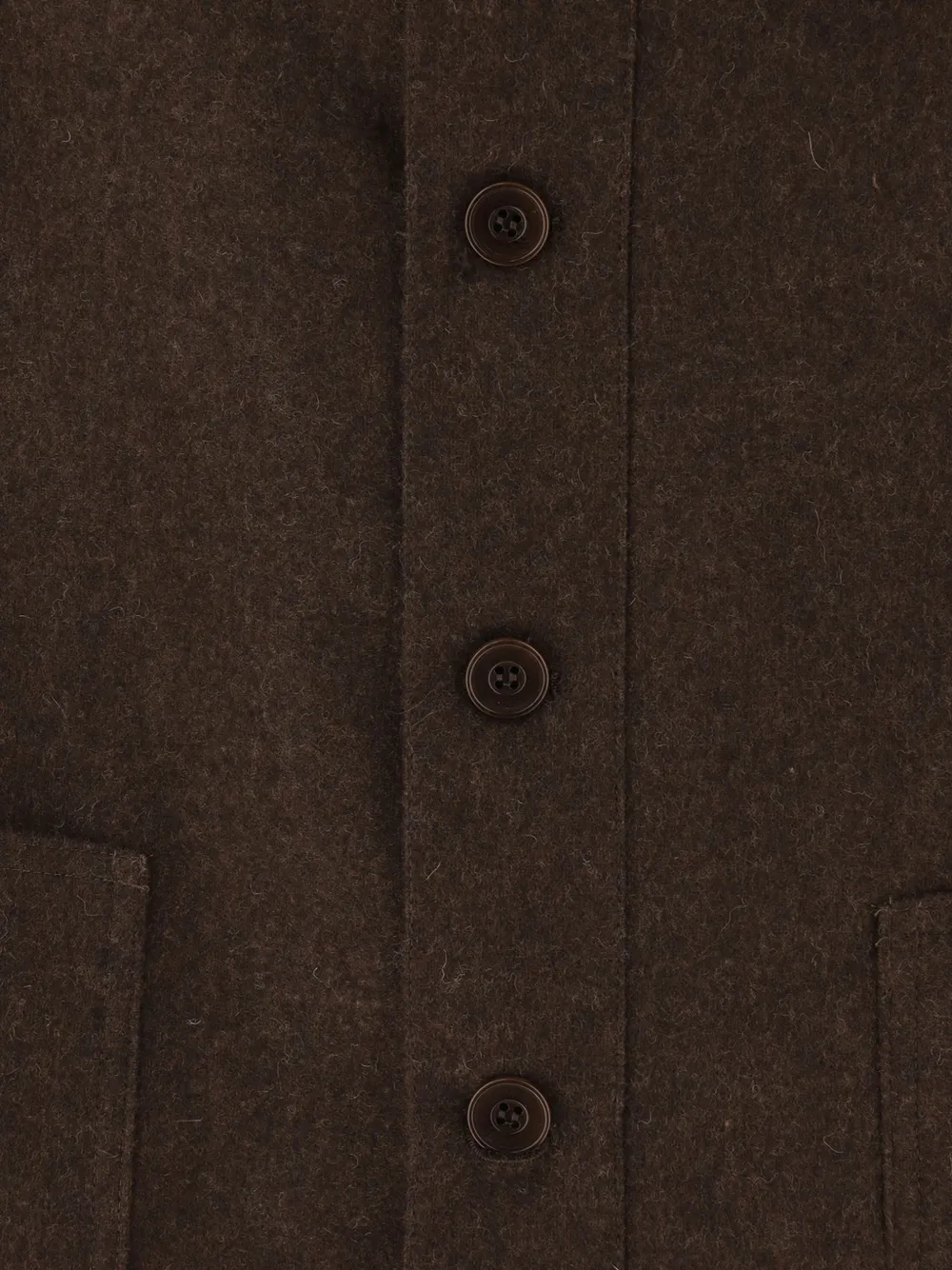 Pence button-up patch-pocket shirt jacket Bruin