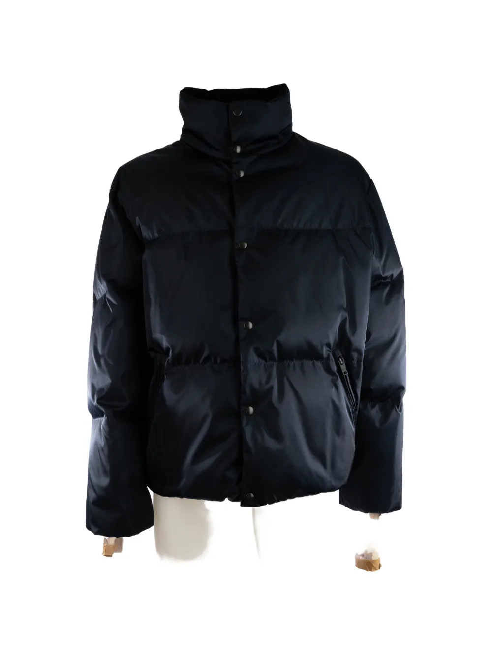 Prada medium-weight Re-Nylon down jacket - Blau