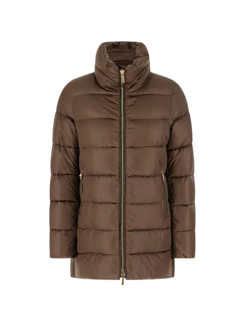 Moorer quilted high-neck jacket