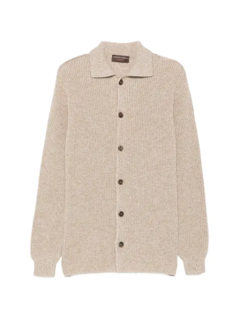 Filippo De Laurentiis ribbed-knit button-down sweater
