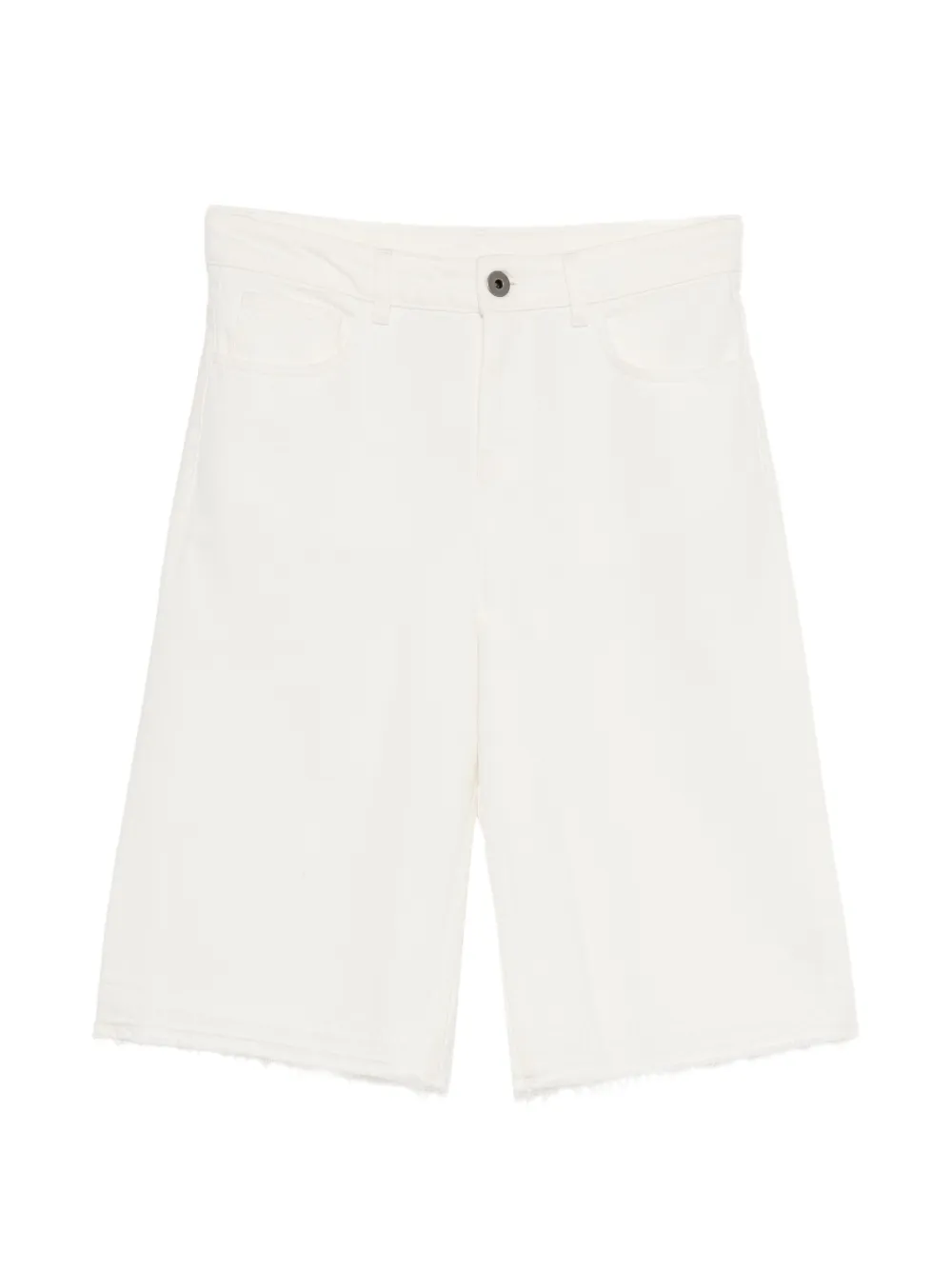 James Perse relaxed-fit denim shorts - Weiß