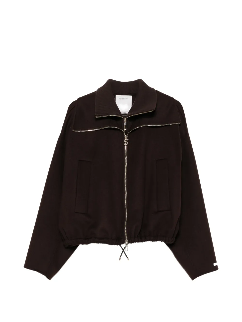 Sportmax SPXEmiro zip-fastening drawstring jacket - Braun