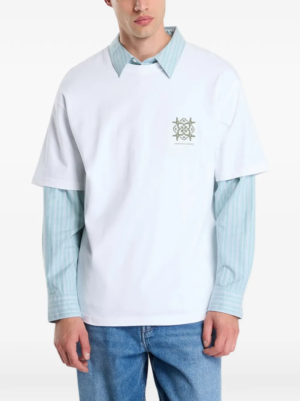Samsoe & Samsoe Sajes Graphic-print T-shirt In White