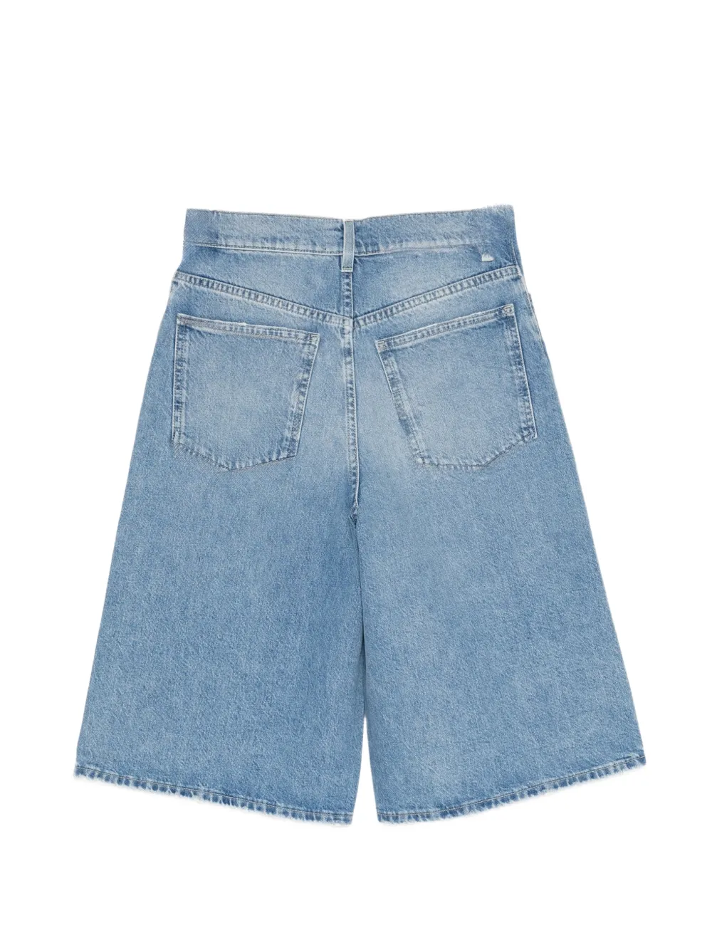 James Perse wide-leg Bermuda shorts Blauw