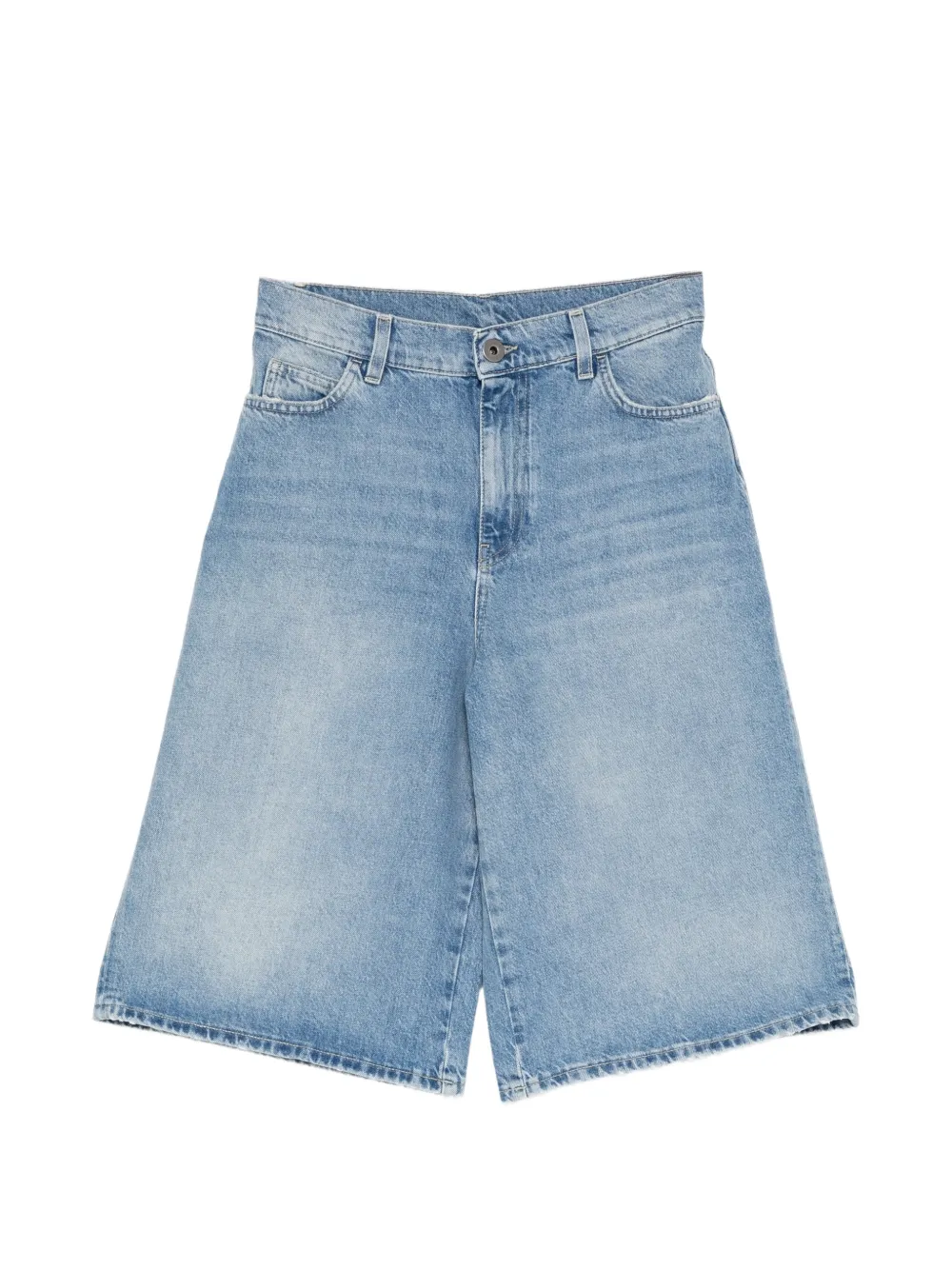 James Perse wide-leg Bermuda shorts Blauw