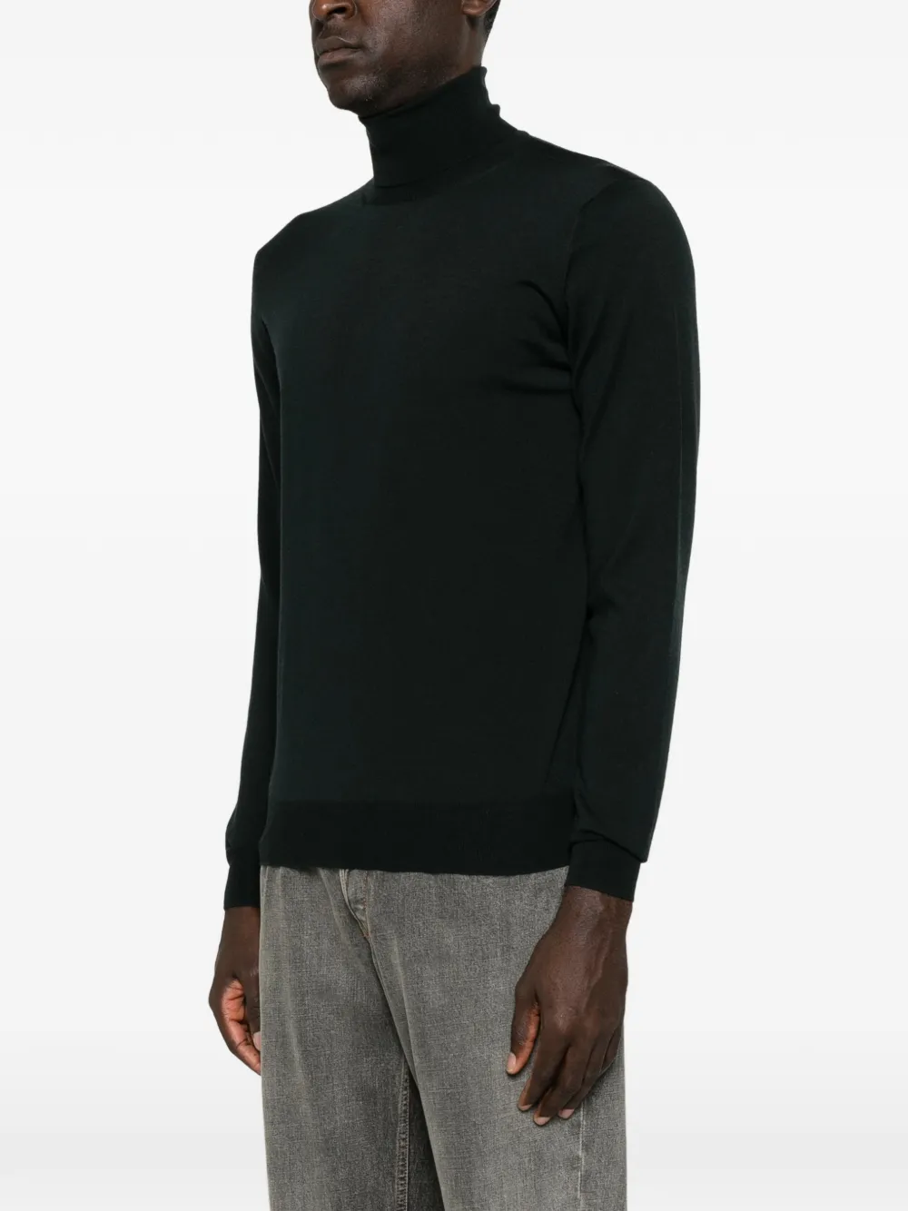 Filippo De Laurentiis roll-neck long-sleeves sweater Groen