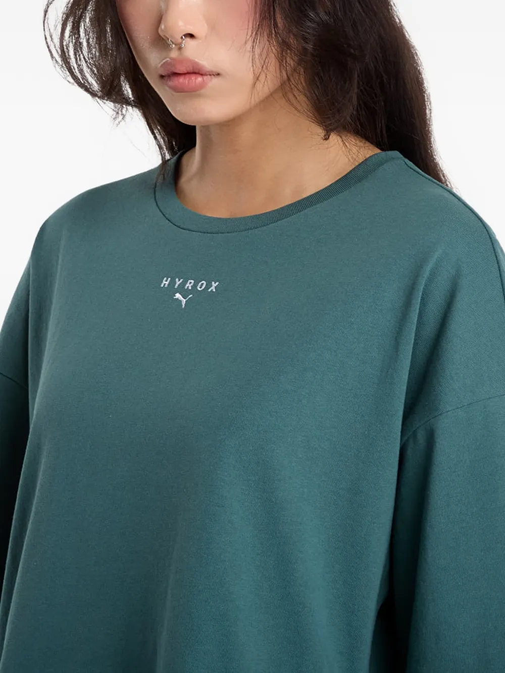 PUMA x Hyrox cropped T-shirt Groen