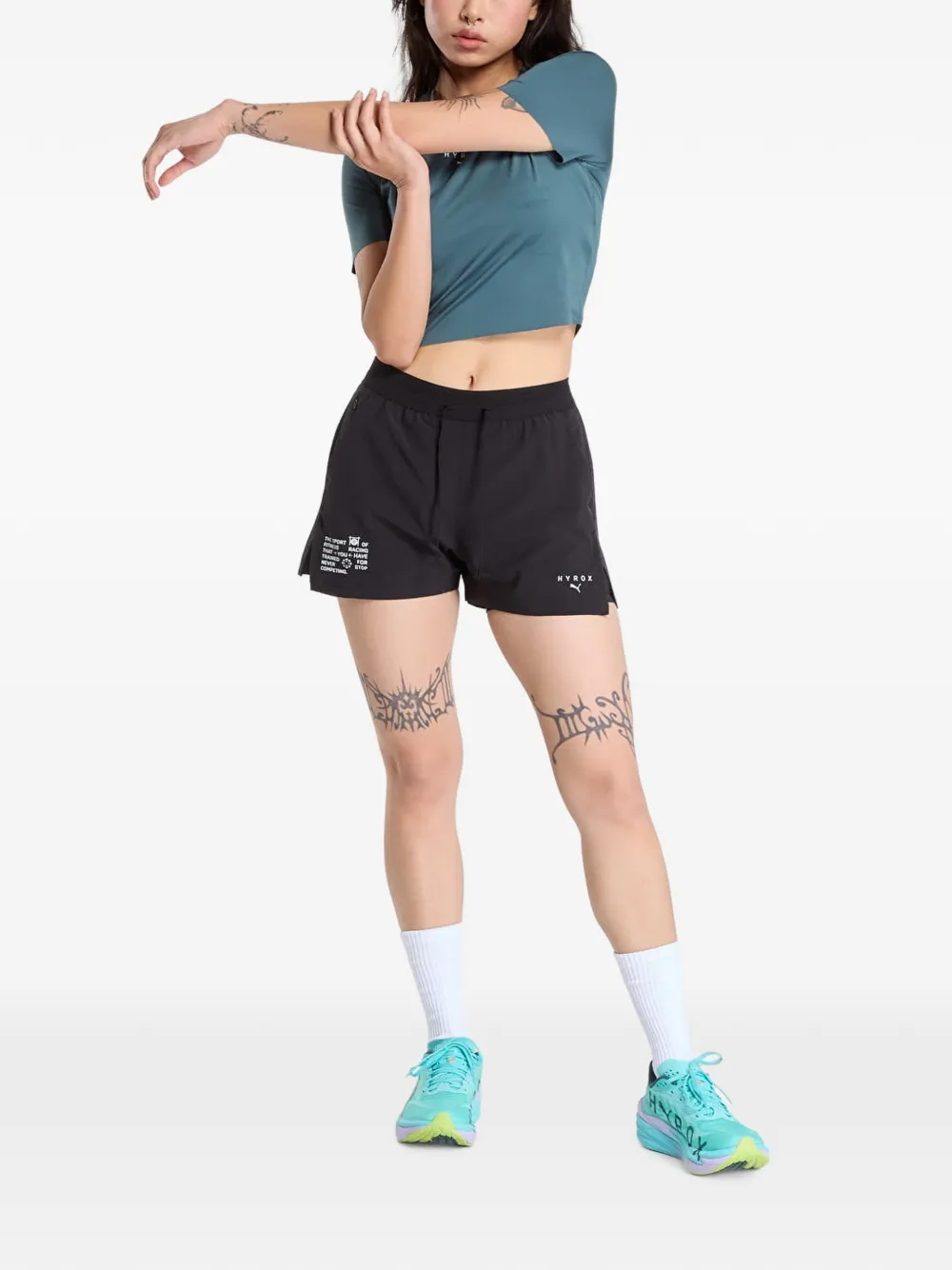 PUMA x Hyrox 2-in-1 shorts - Blu