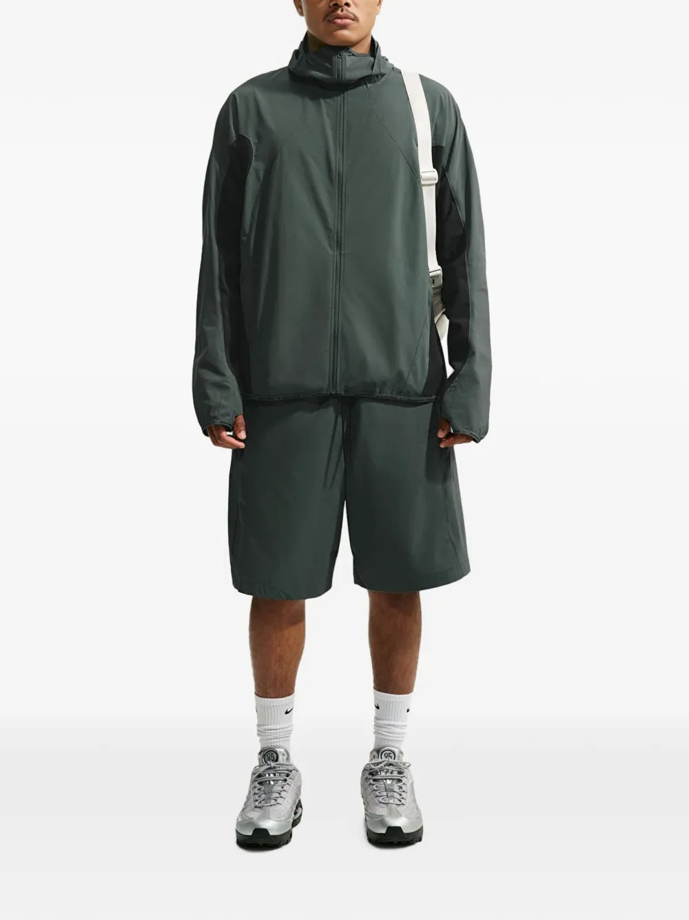 Nike Tech Helios Dri-Fit jack Groen