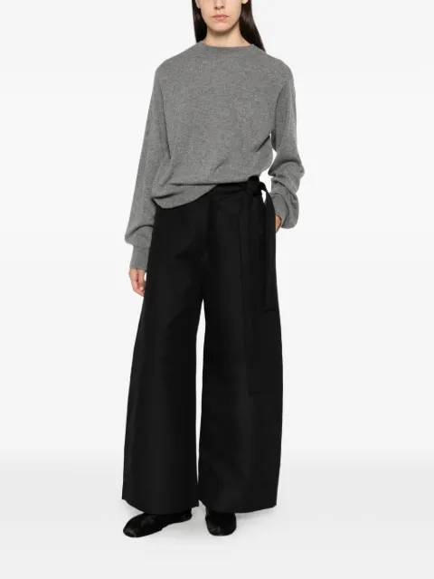 Sofie D'hoore belted wide-leg trousers