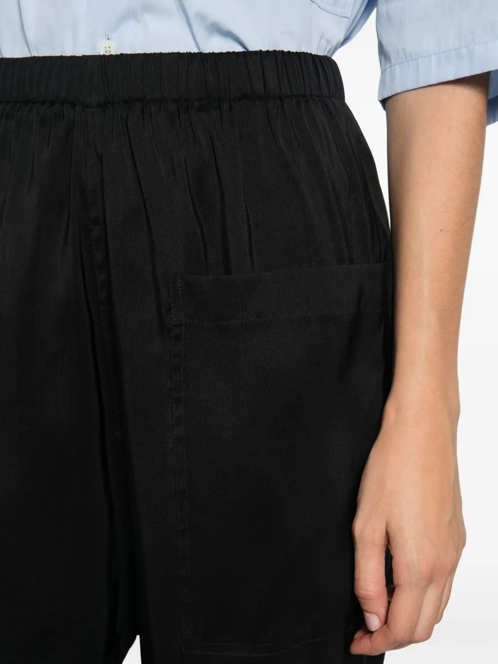 Sofie D'hoore elasticated-waistband trousers Zwart