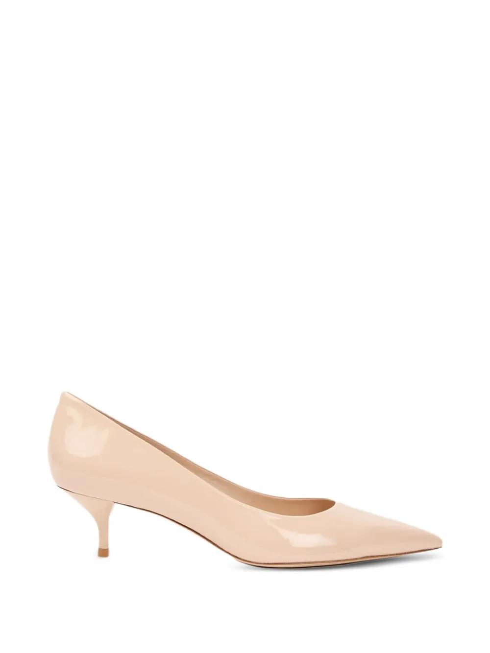 Stuart Weitzman pointed-toe kitten-heel pumps