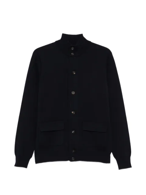 Filippo De Laurentiis button-up high-neck sweater