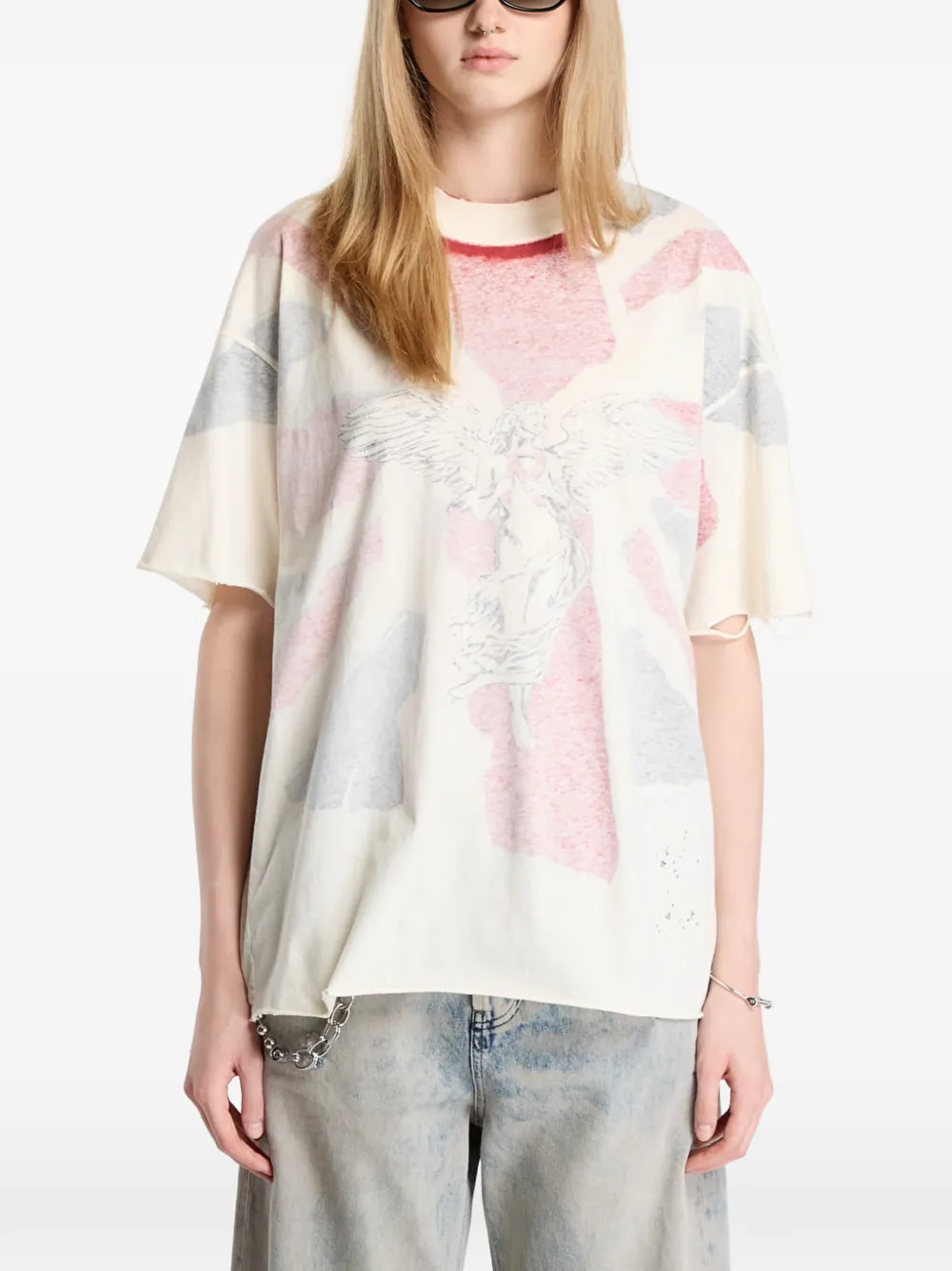 Represent Flag T-shirt Beige