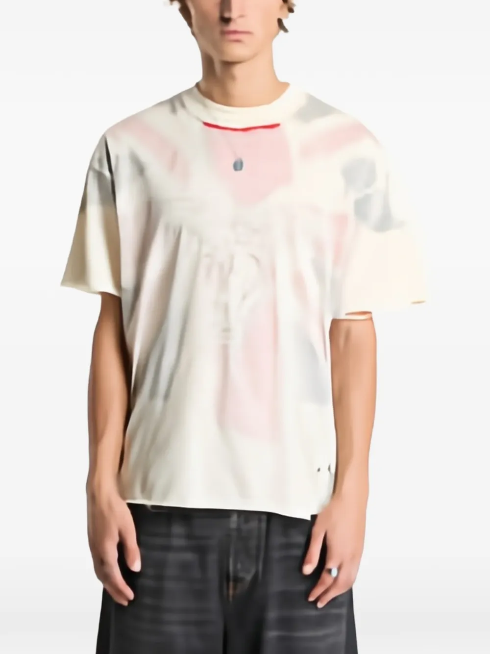 Represent Flag T-shirt Beige
