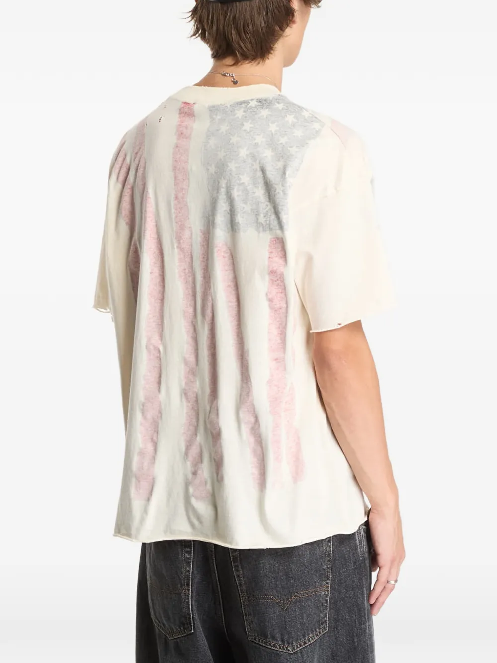 Represent Flag T-shirt Beige