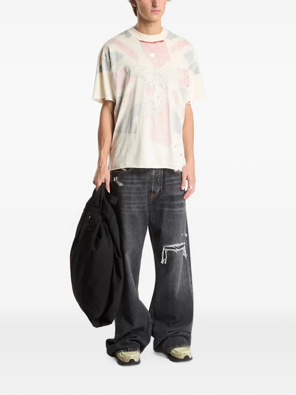 Represent Flag T-shirt Beige
