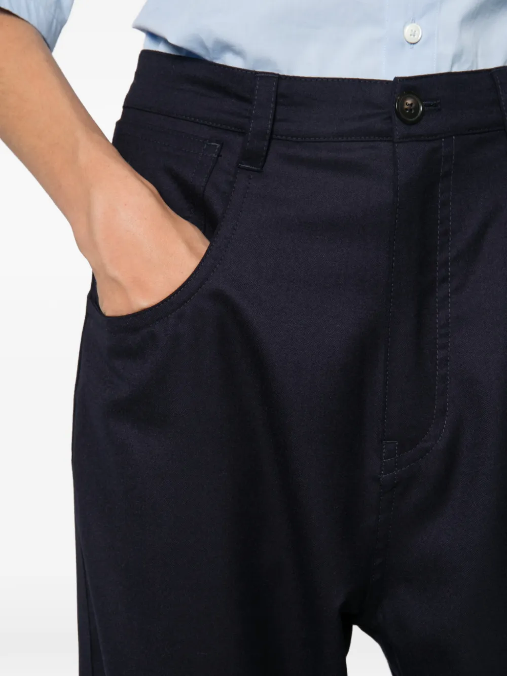 Sofie D'hoore straight-leg trousers Blauw