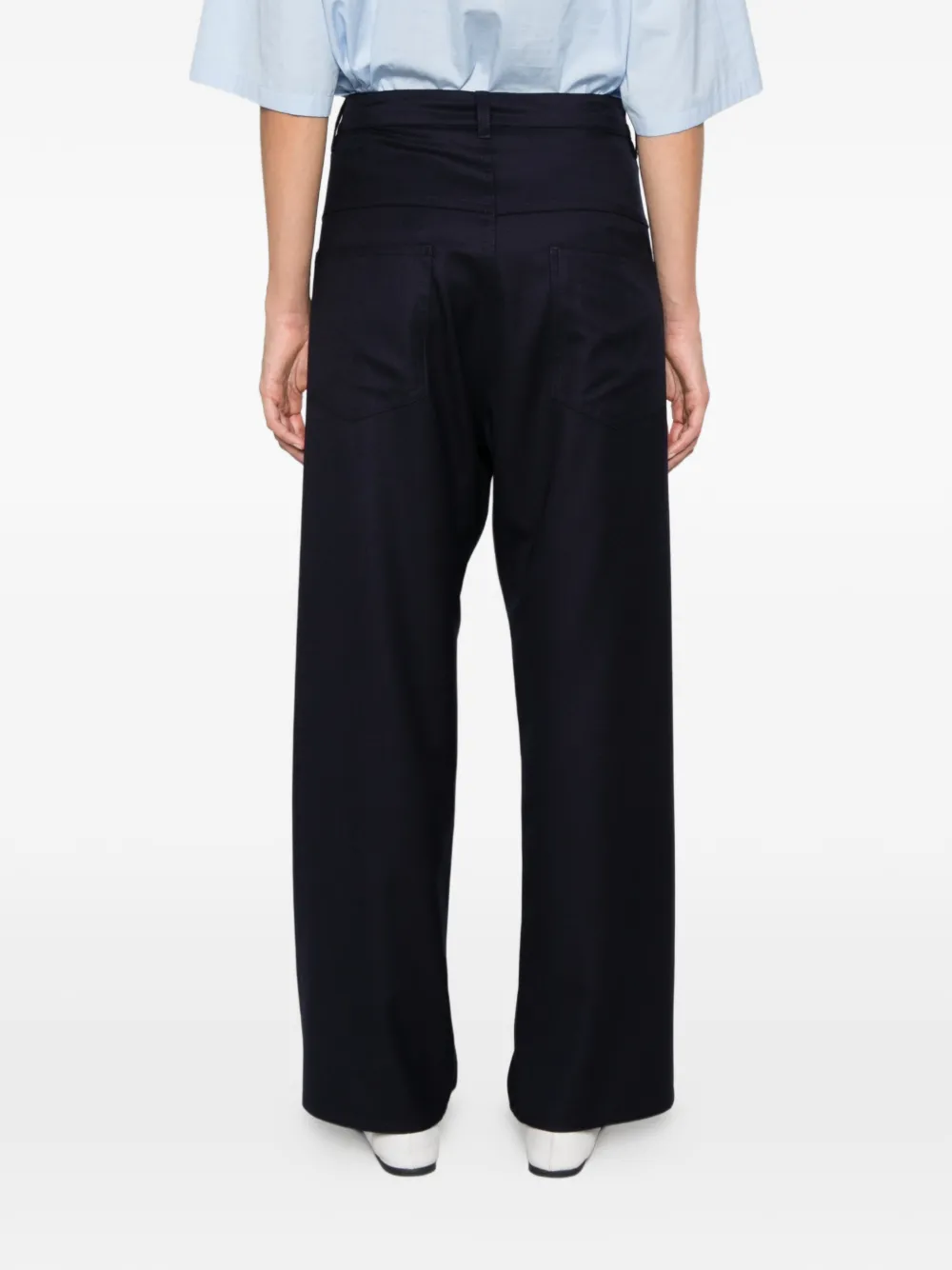 Sofie D'hoore straight-leg trousers Blauw