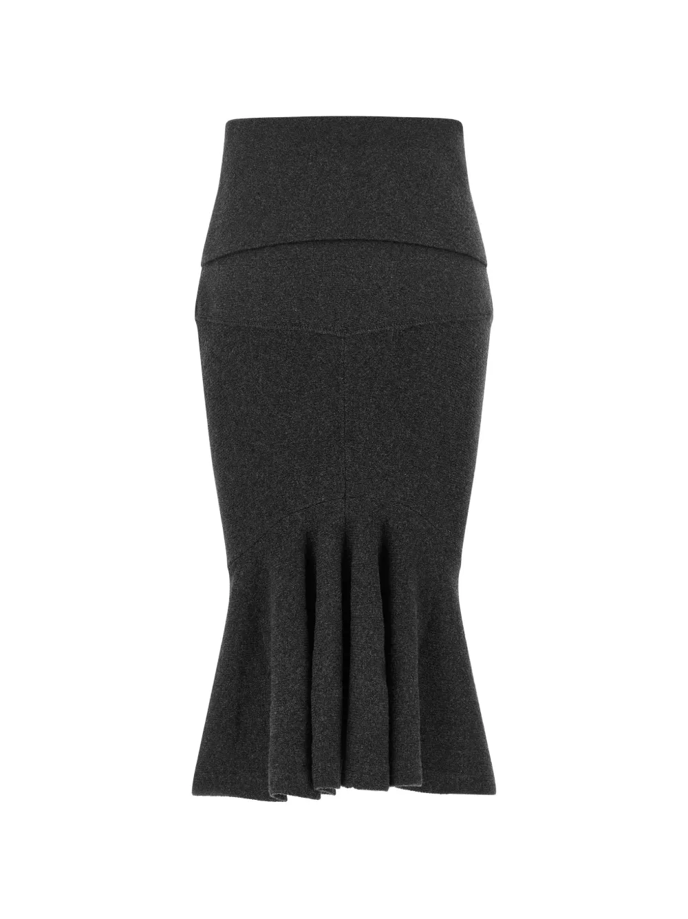 Jacquemus La Jupe Fiocco midi-rok met geknoopt detail Grijs