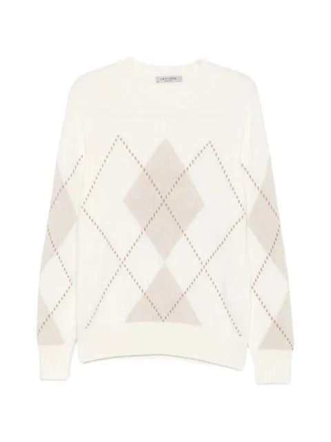 Fileria Pullover mit Argyle-Muster