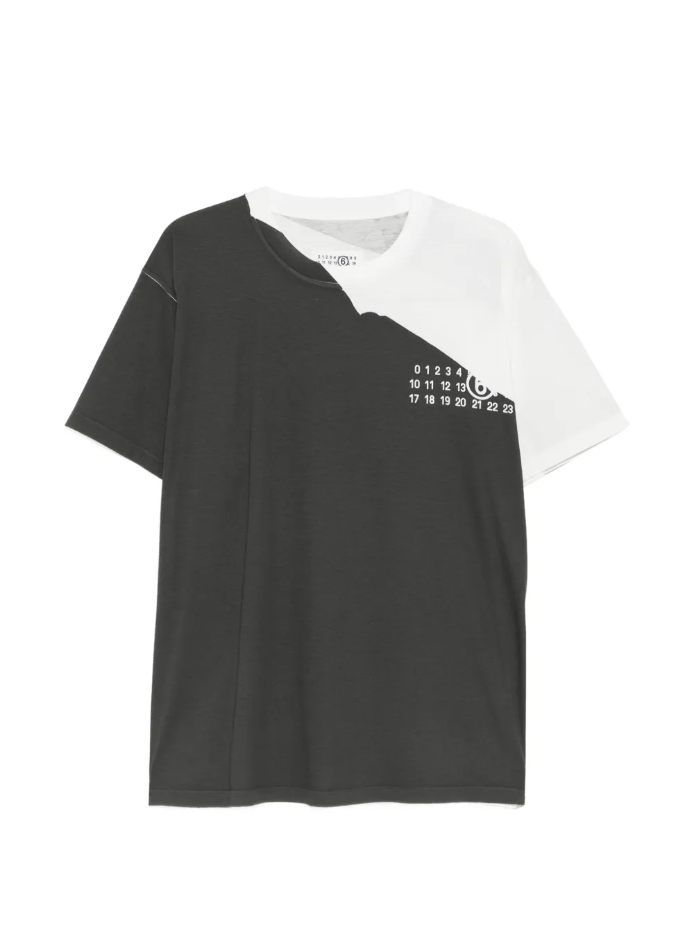 MM6 Maison Margiela T-shirt met logoprint Zwart