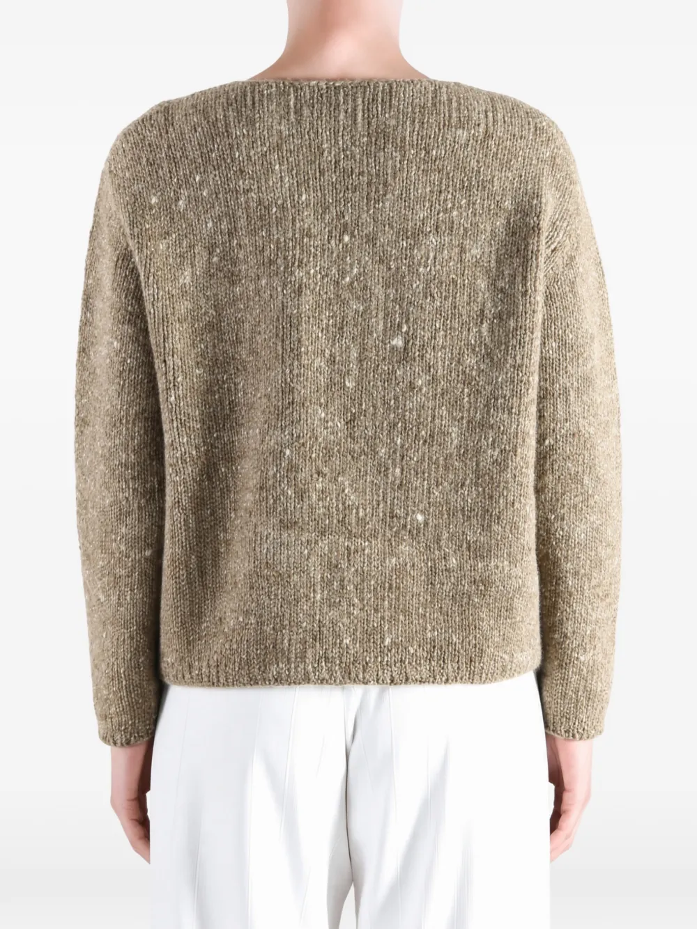 Auralee flecked knit sweater Bruin