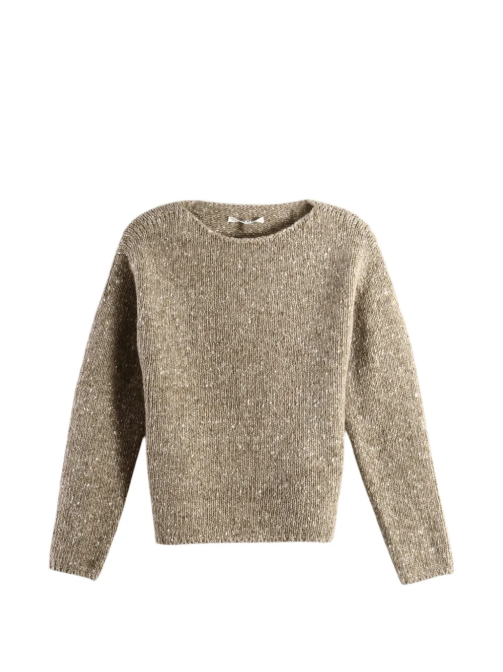 Auralee flecked knit sweater Bruin
