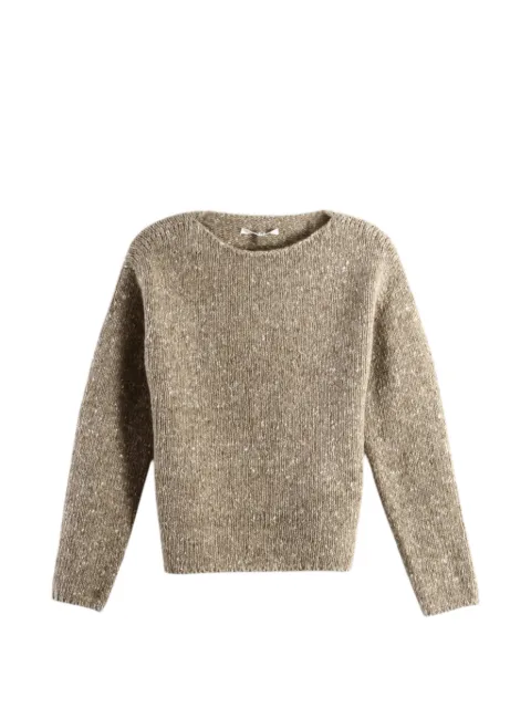Auralee flecked knit sweater