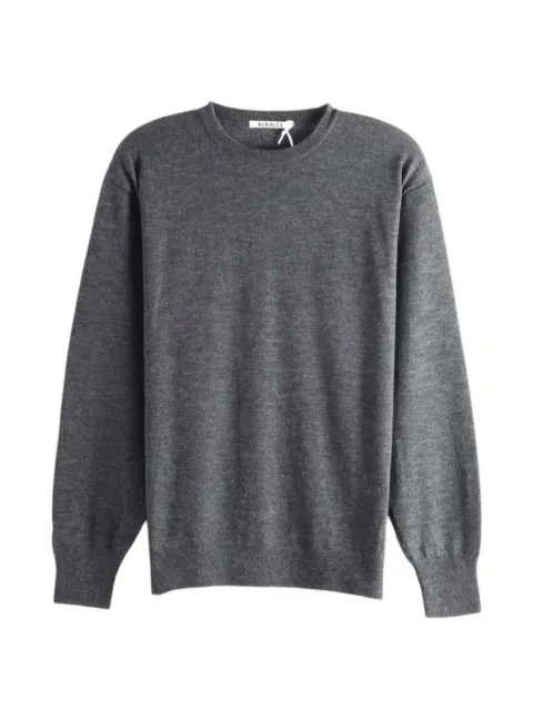 Auralee crew-neck long-sleeve cashmere sweater