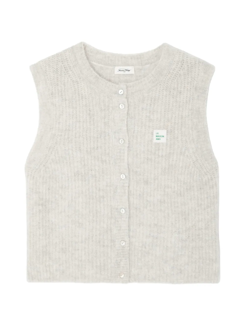 American Vintage Gerippter East Cardigan - Nude
