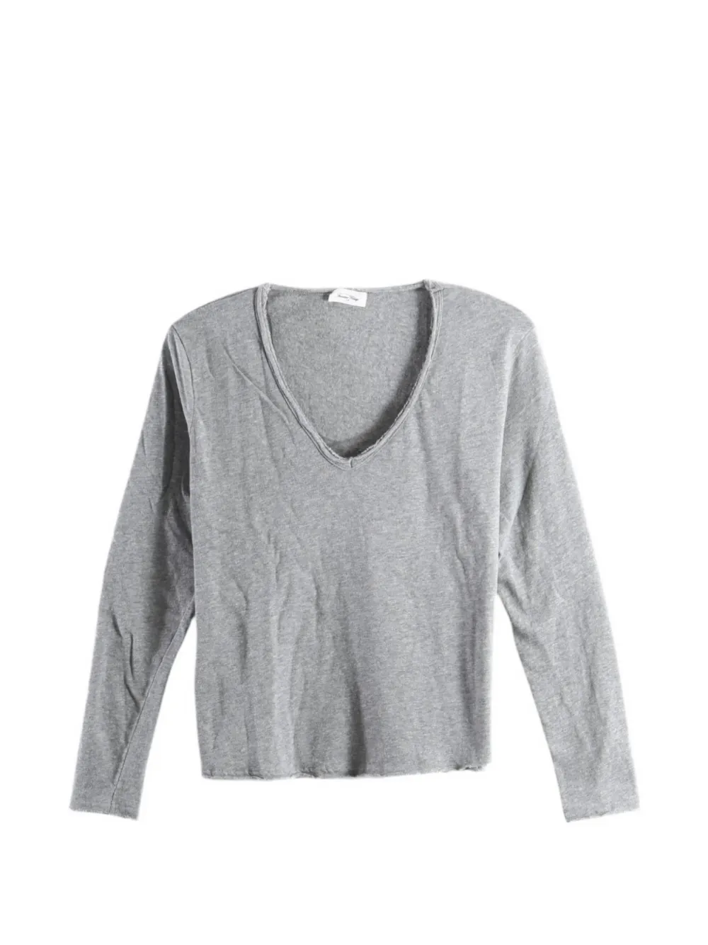 American Vintage Sonoma T-Shirt mit V-Ausschnitt - Grau