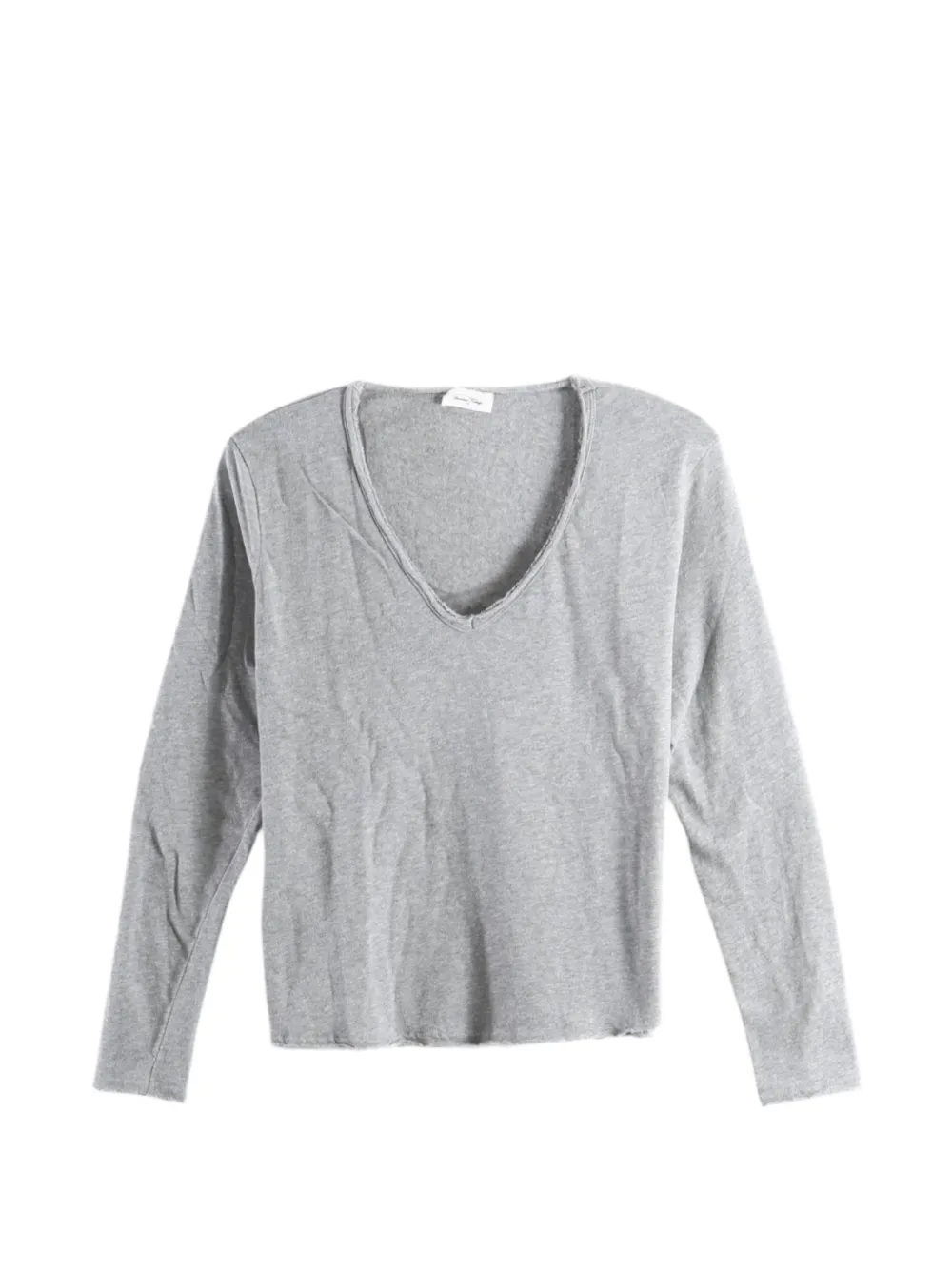American Vintage Sonoma V-neck T-shirt Grijs
