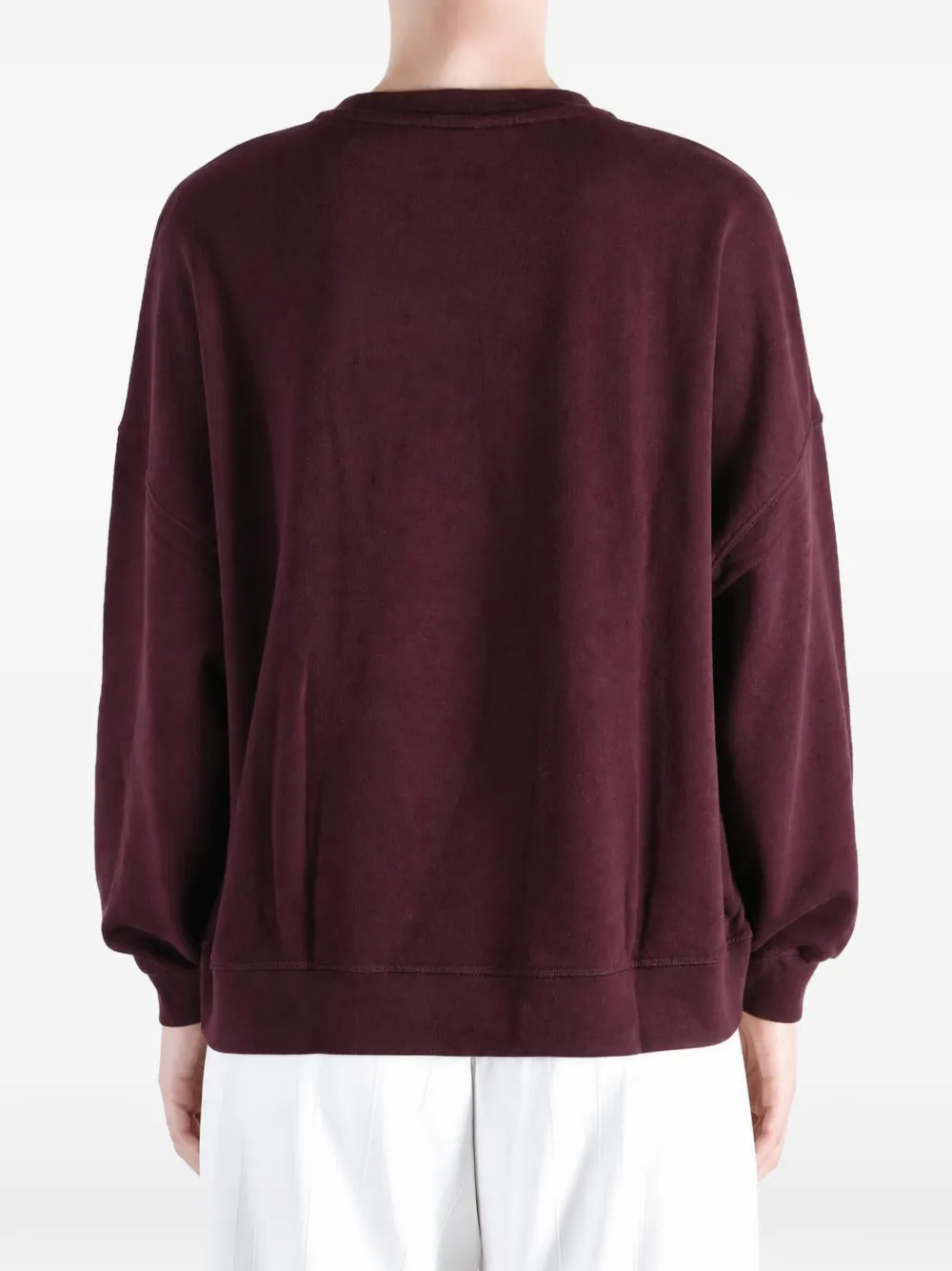 American Vintage Atubay logo-print sweatshirt Rood